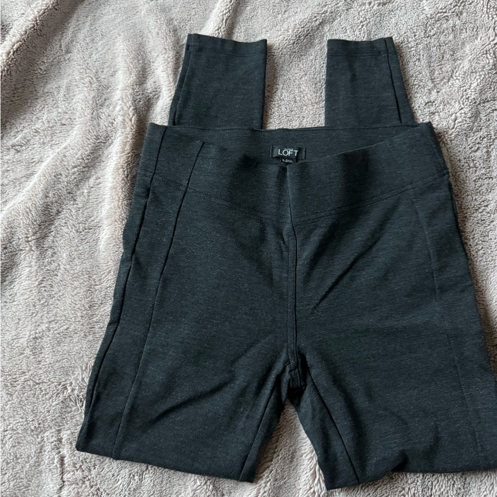 LOFT Charcoal Leggings